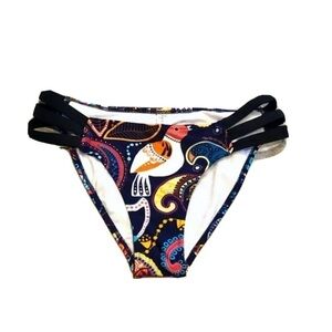 🆕 Cupshe paisley peacock strappy bikini bo…